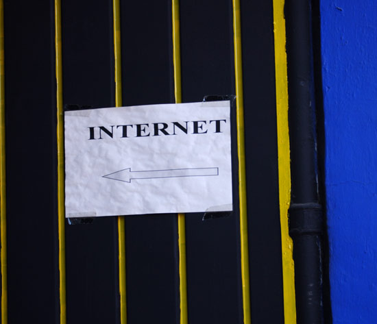 It's right here! internet