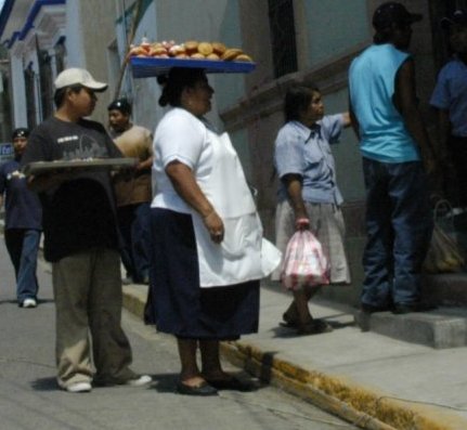 The old way woman carrying